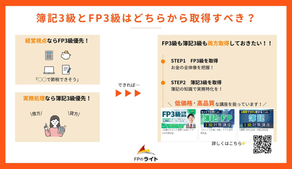 よくある疑問：簿記とFP、どっちを先に取るべき？