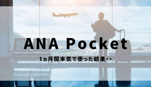 【移動でマイルが貯まる】ANA Pocketを1ヵ月利用した結果